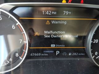 2024 Nissan Rogue SV FWD - Interior Dashboard With Vehicle Running Image